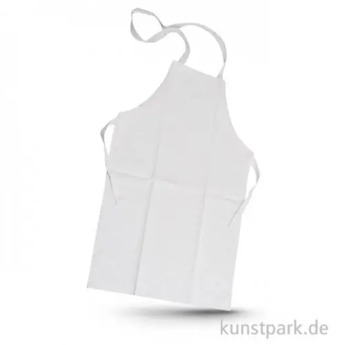 Schürze weiß aus Baumwolle, Größe 43x61 cm Abverkauf