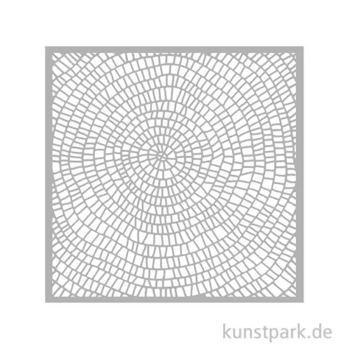 Top-Preis Stamperia Schablone - Whispering Woods Bark Pattern, 18 x 18 cm