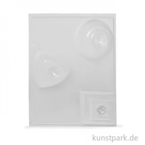 Sonderangebot Gießform - Kerzenhalter, 3 verschiedene Designs