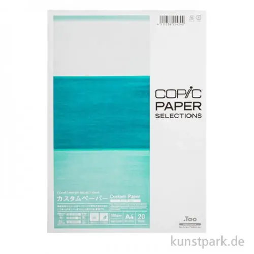 Preiswert COPIC Custom Marker Papier, DIN A4, 20 Blatt, 150g/m²