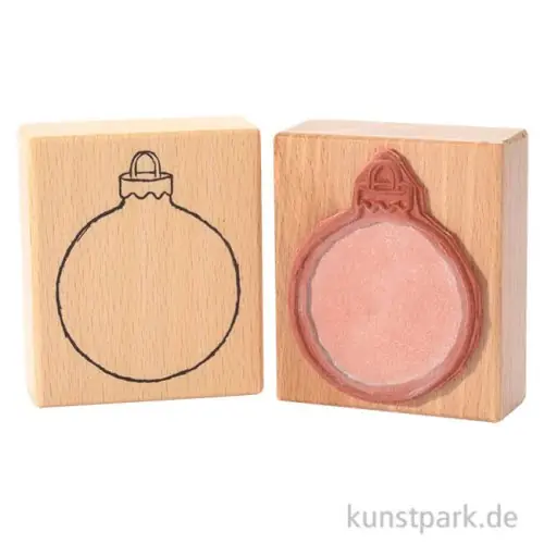 Preisreduziert Stempel - Christbaumkugel für große Kreise, 6 x 7 cm