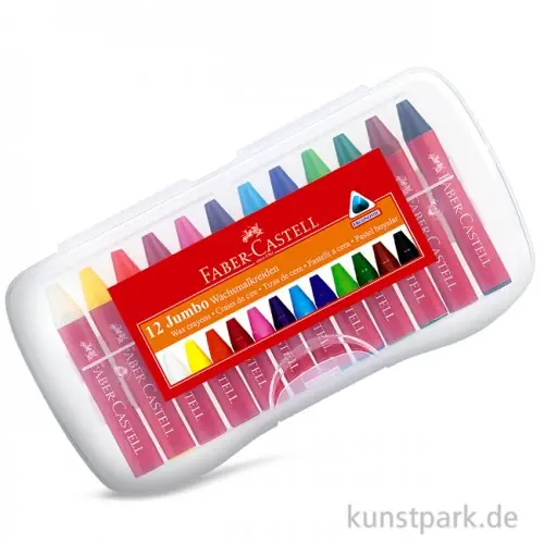 Faber-Castell JUMBO Wachsmalkreiden - 12er Box Jetzt Bestellen