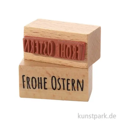 Top-Seller Stempel - Frohe Ostern, 2 x 4 cm
