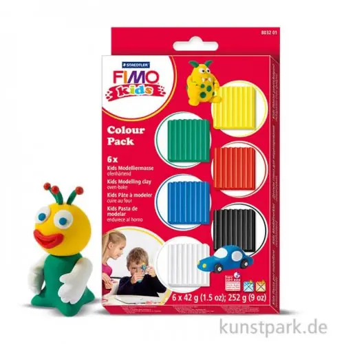 Angebot FIMO Kids Colour Pack - Basic, 6 x 42 g