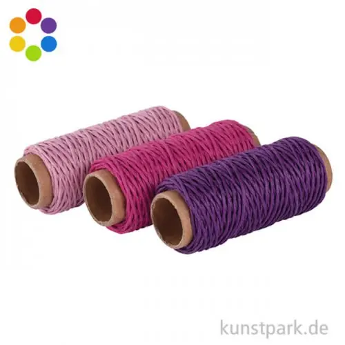 Sonderaktion Hanfkordel-Set, 3 Stück, je 12 m