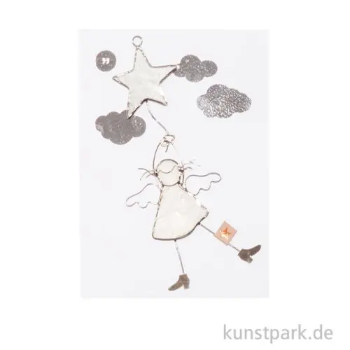 Good old friends - Schwebende Engel, Stern Handgefertigt