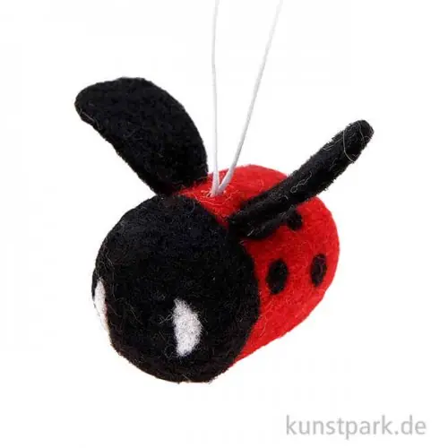Filz-Marienkäfer zum Hängen Rabatt