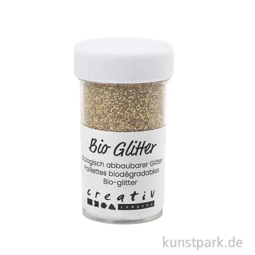 Bestseller Glitter, Biologisch abbaubar, Gold, 27 ml Dose