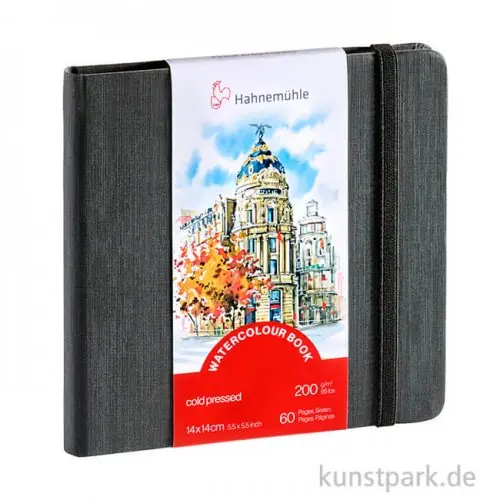 Garantierte Lieferung Hahnemühle Watercolour Book, 30 Blatt, 200g