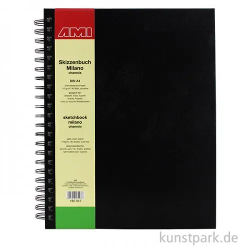 Preis Gesenkt Skizzenbuch MILANO chamois 80 Seiten, 110 g