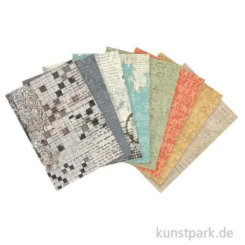 Stamperia Reispapier Selection - Furry Friends Backgrounds, A6 Rabatt