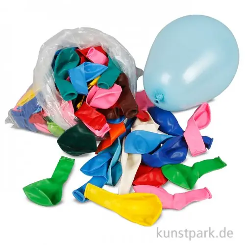 Meistverkauft Luftballons - rund in vielen Farben sortiert