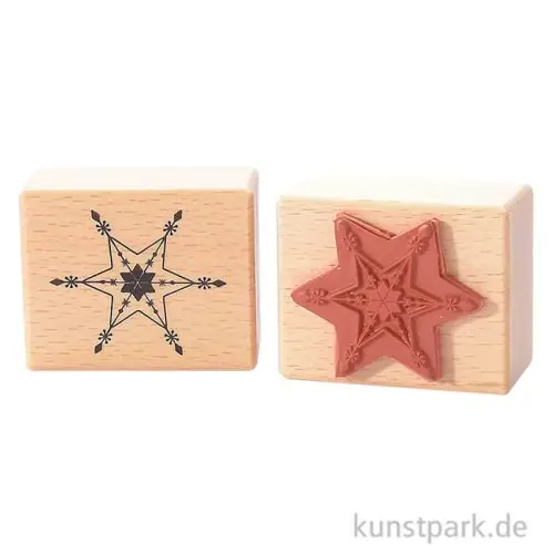 Stempel - Silkes Schneekristall, 4 x 5 cm Sonderangebot