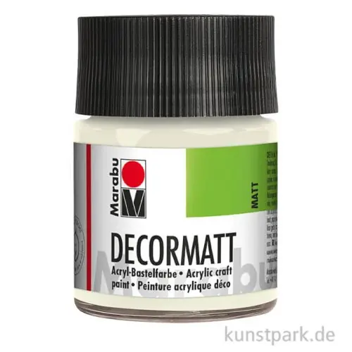 Marabu Decormatt Acryl, Weiß, 50 ml Sonderaktion