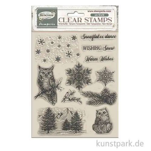Ausverkauf Stamperia Acrylic Stamps - The Owl's House