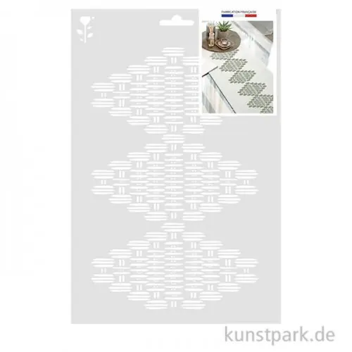 Sichere Zahlung Schablone - Weidenmuster, 20 x 30 cm
