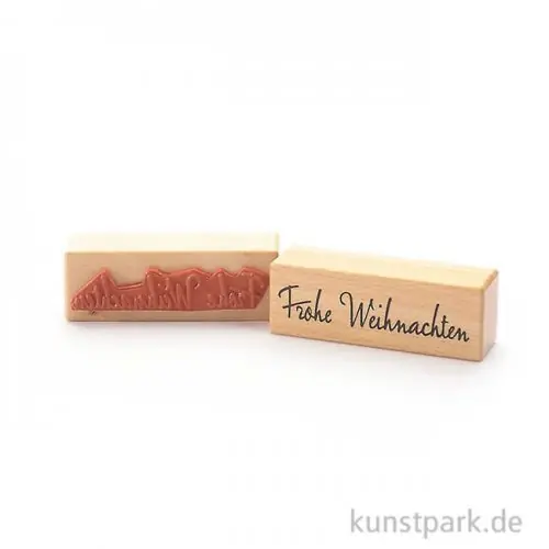 Expressversand Stempel - Frohe Weihnachten - 3x9 cm