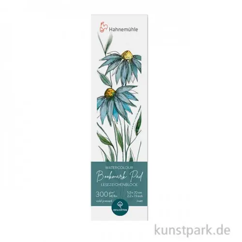 Hahnemühle Bookmark Pad Lesezeichenblock, 5,5 x 20 cm, 15 Blatt, 300g Top-Seller