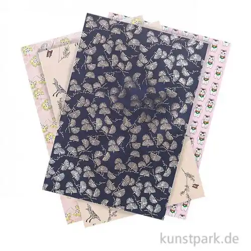 Motivpapier Block - Jardin Japonais, 30 Blatt Top-Angebot