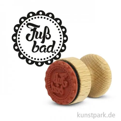 Butterer Stempel - Fußbad, rund 3 cm Rabatt