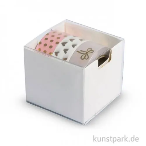 Washi-Tape Set - Rose-Gold Foil, 3 Stück sortiert, 10 m Preisknaller