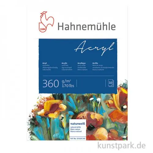 Hahnemühle ACRYL Malkarton, 10 Blatt, 360g Top-Angebot