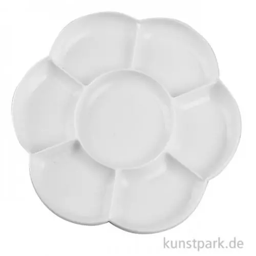 Mischpalette mit 7 Vertiefungen, Blütenform, 17 cm Gleich Bestellen