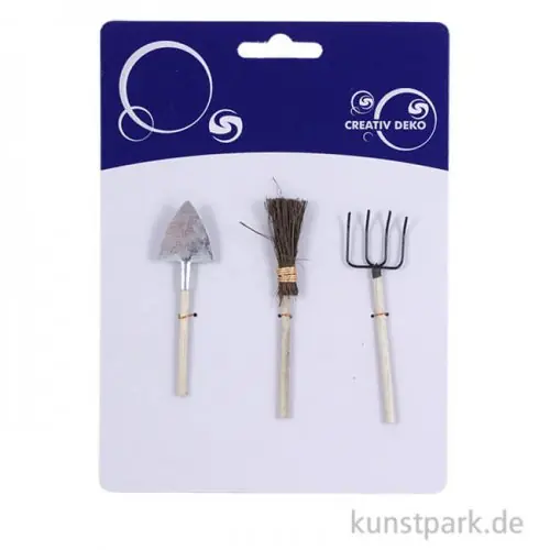 Mini-Gardening Hofset 7 cm Handgefertigt