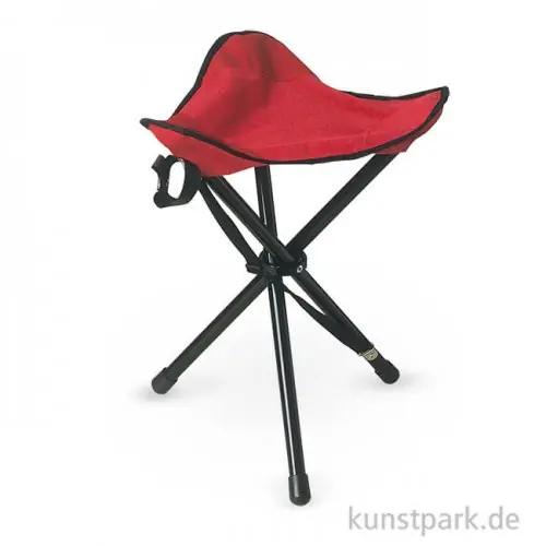 Malstuhl aus Metall mit Textilsitz, zusammenklappbar Neue Kollektion