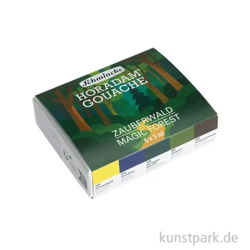 Knallerangebot Schmincke HORADAM Gouache Kartonset, Zauberwald, 5 x 5 ml
