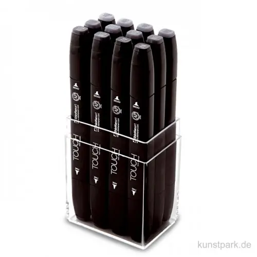 Billig TOUCH Twin Marker Set 12er - Cool Greys