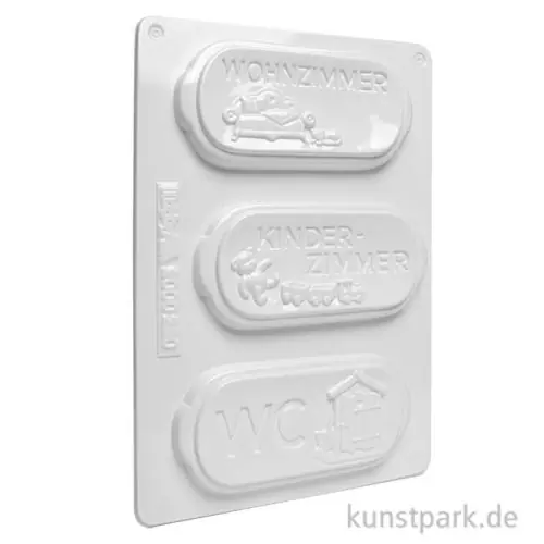 Gießform - Türschilder, Kinder, Wohnzimmer, WC Geld-Zurück-Garantie