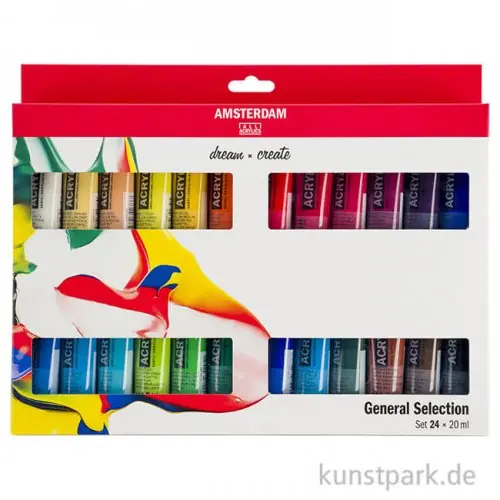 Talens AMSTERDAM Acrylfarben Introset III mit 24 x 20 ml Ab Werk