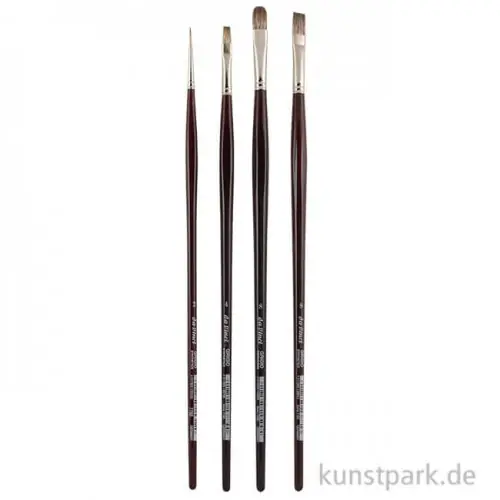 Direktkauf da Vinci Pinselset GRIGIO 4 Pinsel für Öl- und Acrylmalerei
