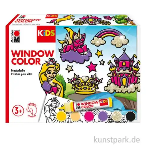 Hochwertig Marabu KiDS Window Color Set - Prinzessin, 6 x 25 ml