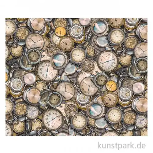 Preis Gesenkt Motiv-Fotokarton Uhren, 49,5 x 68 cm, 300g