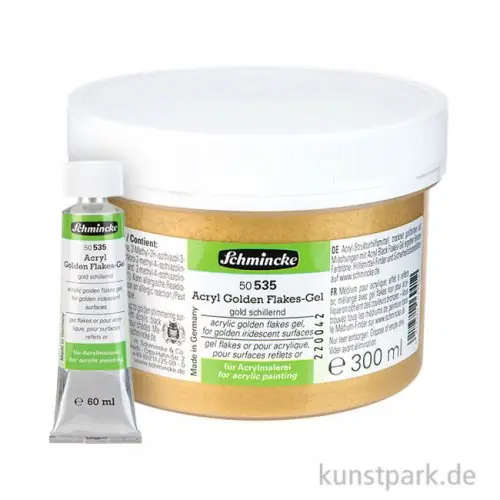 Schmincke Golden Flakes-Gel Preisreduziert