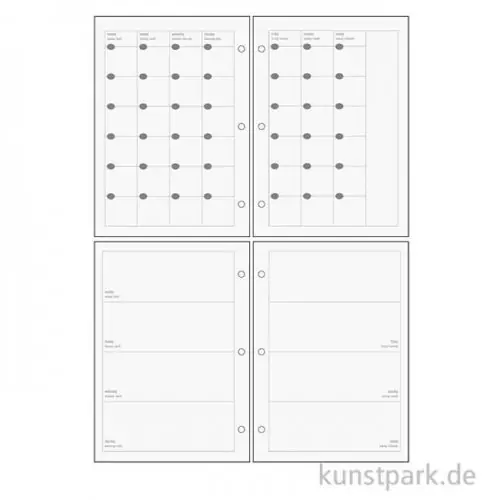 My Planner - Monats-/Wochenübersicht Basic, DIN A5, 96 Blatt Premium