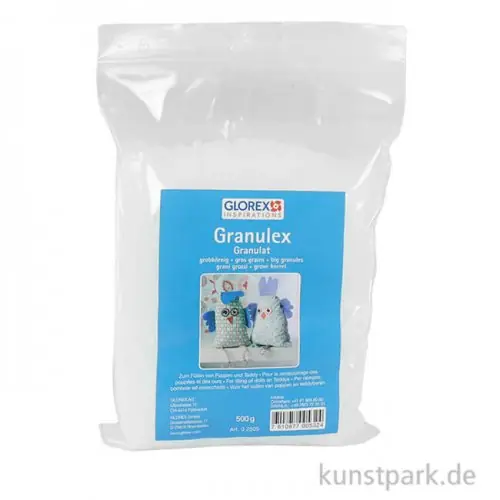 Granulex Grob - Füllstoff für Puppen und Teddys, 500g Schneller Versand