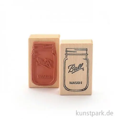 Stempel - leeres Schraubglas - 5x8 cm Jetzt Kaufen