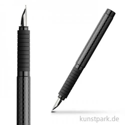 Faber-Castell BASIC Füllhalter Black Carbon Weltweiter Versand