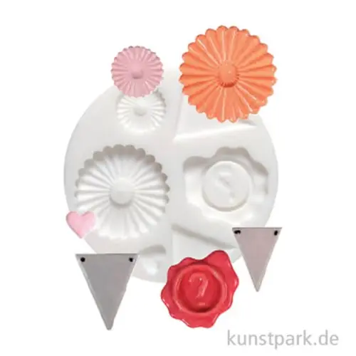 Meistverkauft Silikonform - Dekoelemente, 70 mm Durchmesser