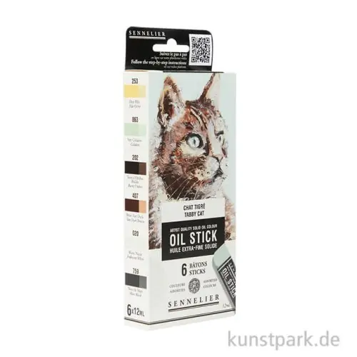 Sichere Zahlung Sennelier Ölsticks - 6er Set, Tigerkatze