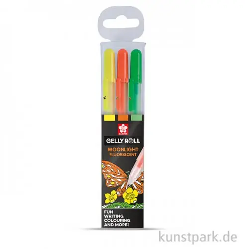 Schneller Versand Sakura Gelly Roll Moonlight 10 - 3er Set Happy
