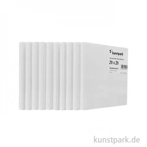 Neuheit Keilrahmen 10-er Set GALERIE - 20 x 20 cm