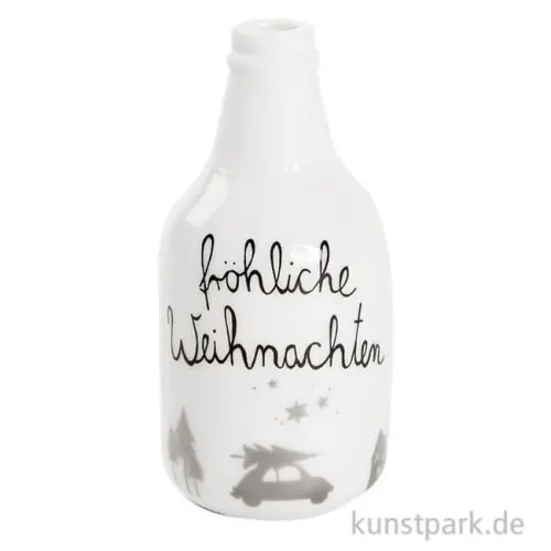 Good old friends - Mini Flaschenvase, Winter, Fröhliche Weihnachten Kostenloser Versand