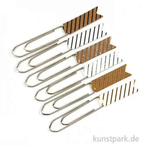 Paper Clips - Streifen, 8 Stück sortiert Sonderaktion