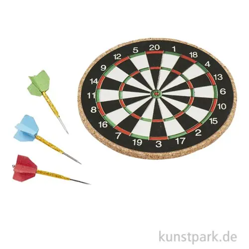 Miniatur Dartscheibe, 4-teilig, 5 cm Jetzt Bestellen