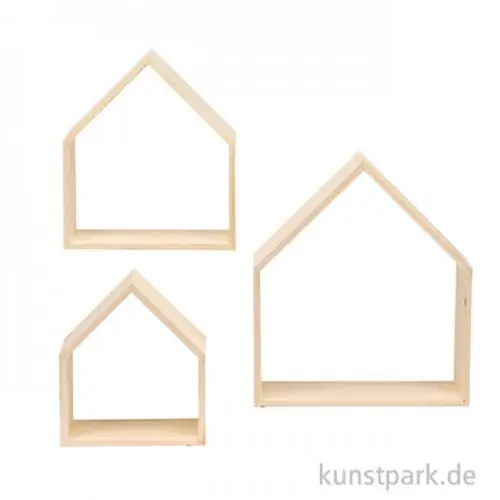 Design Rahmen Haus, 3 Stück sortiert Begrenztes Angebot