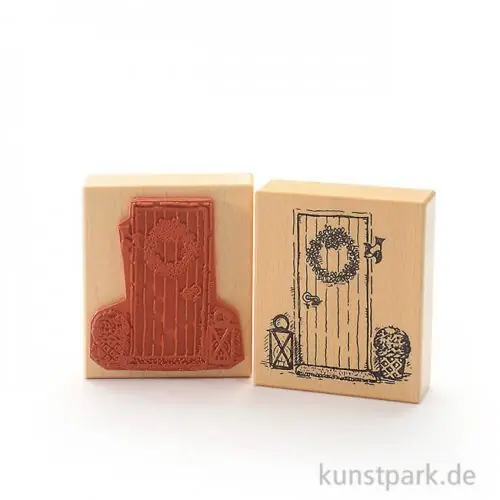 Stempel - Tina - Tür mit Mistelzweig - 8x9 cm Must-Have